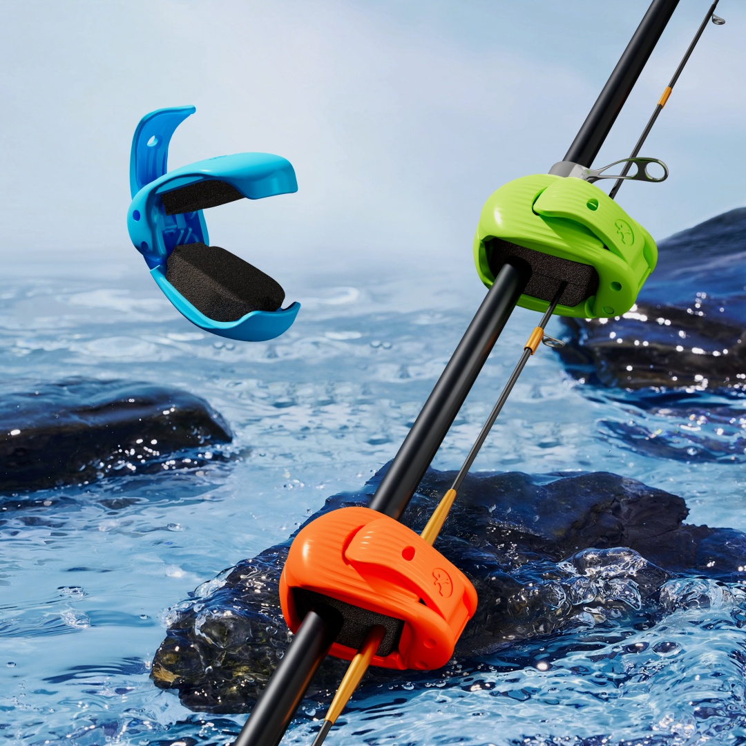Fishing Rod Travel - 2 Peças Clipe de Fixação Rápida