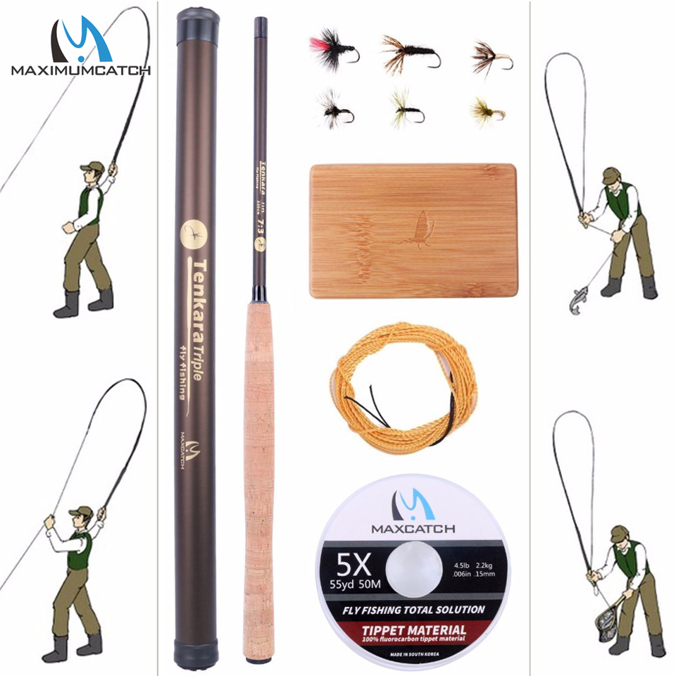 Fishing Rod Ice - Maximumcatch-Tenkara Rod Outfit, V-Tenkara Rod, Fibra