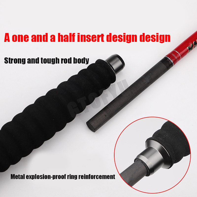 Vara de Pesca de Fibra de Carb - Fishing Rod Surf avaliação e preço
