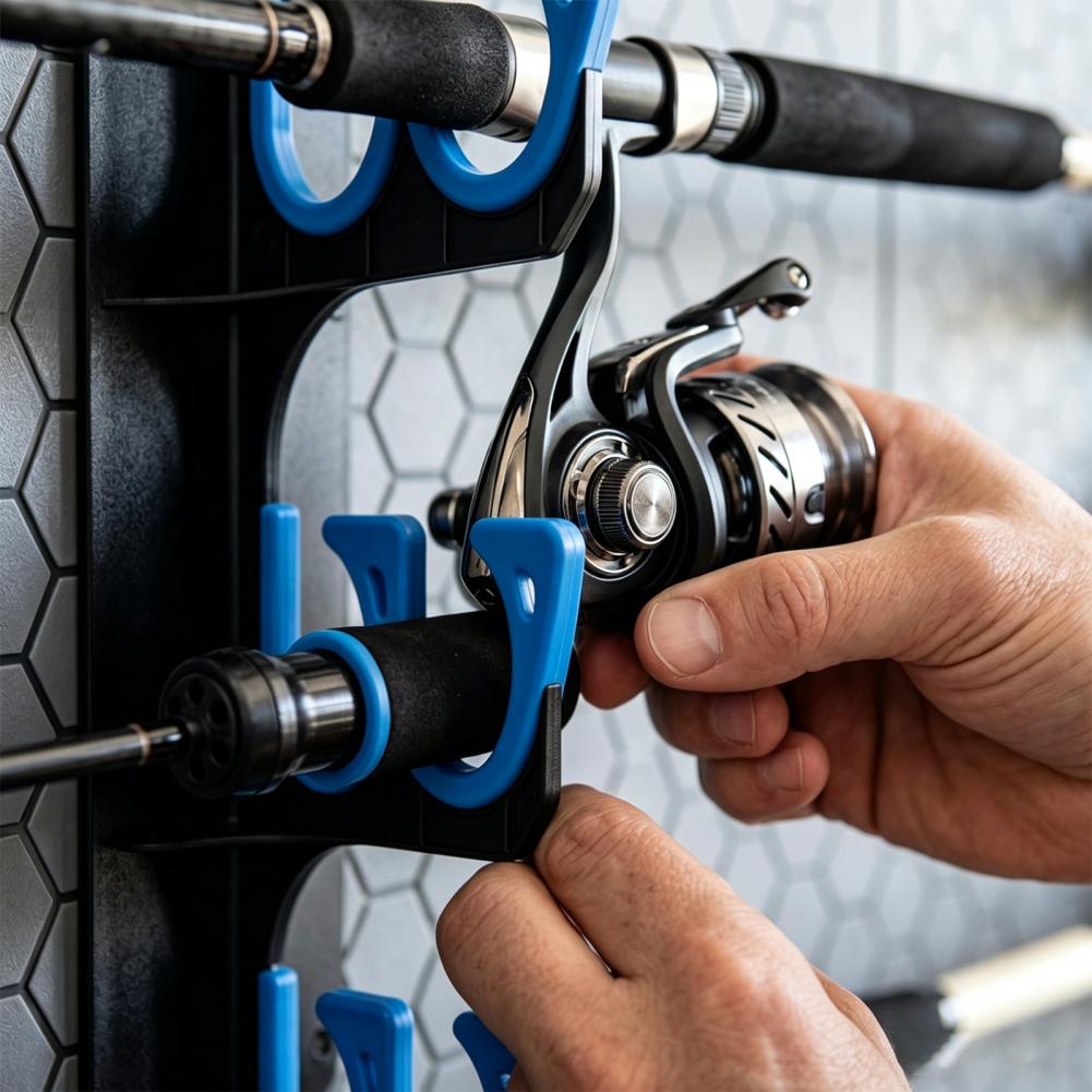 Suporte de Parede para Varas d - Fishing Rod Rack avaliação e preço