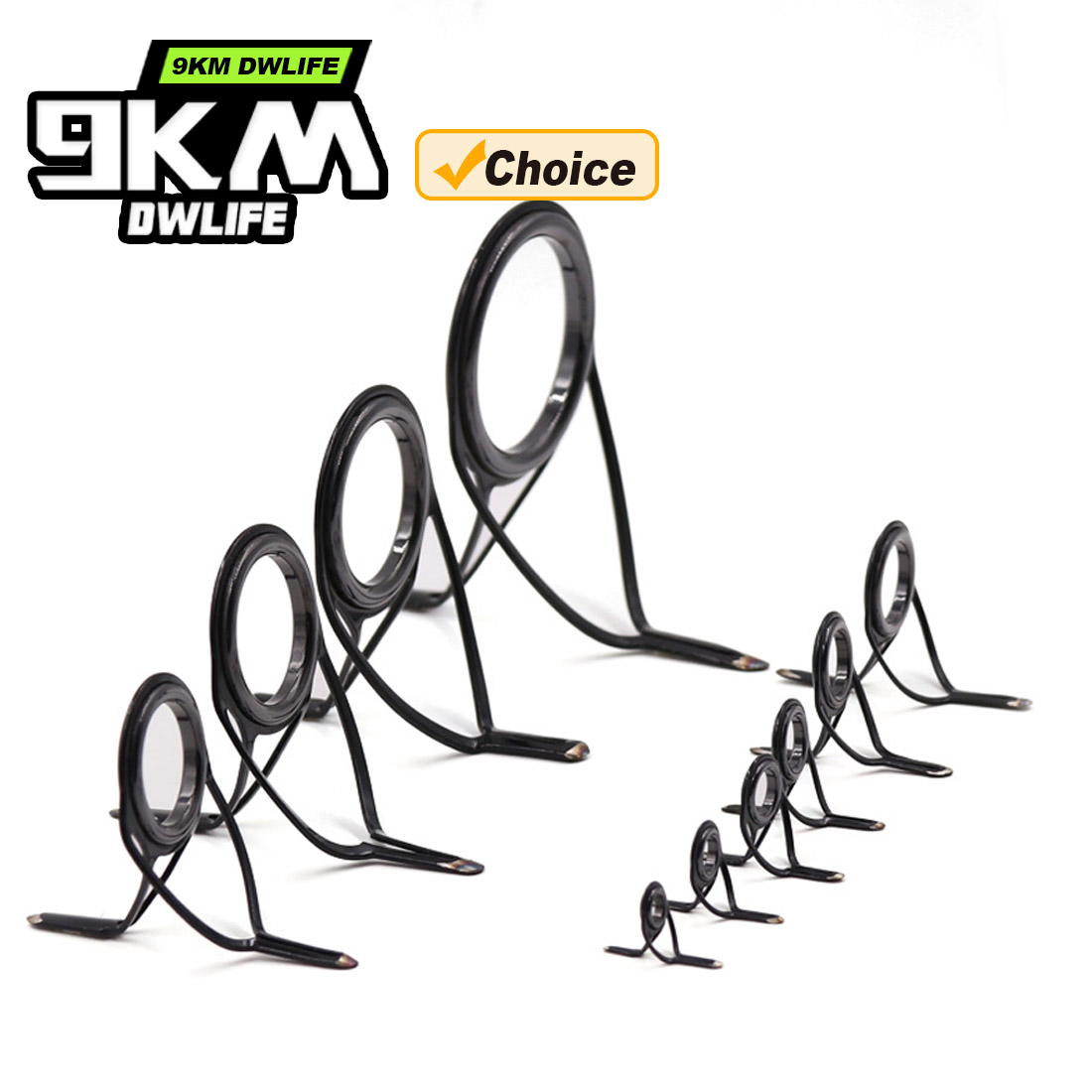 Kit de Guias de Vara Curva 9KM - Fishing Rod Repair Kit avaliação e preço