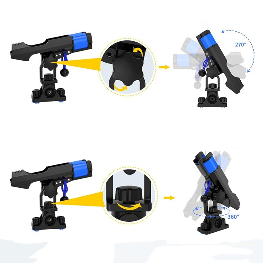 Suporte para vara de pesca par - Fishing Rod Boat avaliação e preço