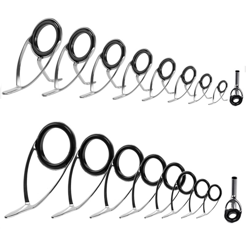9 pçs guia de vara de pesca an - Fishing Rod Guide Replacement avaliação e preço
