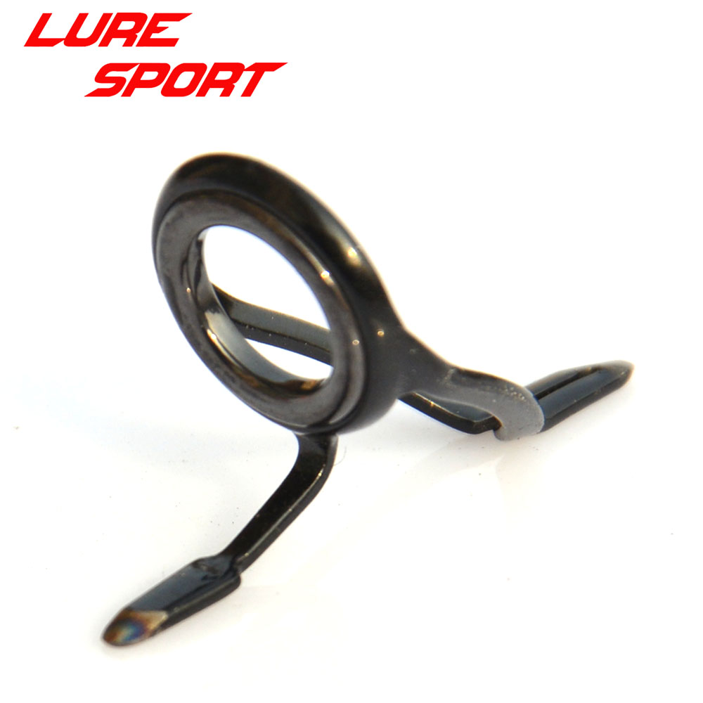 Luresport 10 pçs kw guia preto - Fishing Rod Surf avaliação e preço