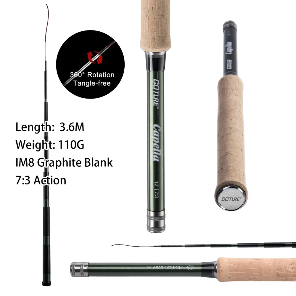 Conjunto de Vara de Pesca Tenk - Fishing Rod Carbon Fiber avaliação e preço